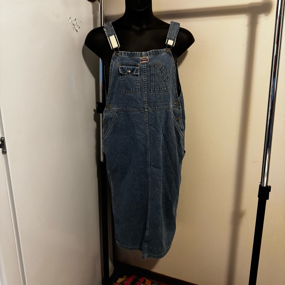 Denim Overall Dress